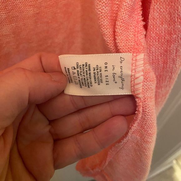 NBW,PINK CARDIGAN, ONE SZ FITS ALL. - Picture 4 of 4